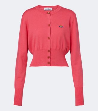 Vivienne Westwood Bea cropped cotton and cashmere cardigan