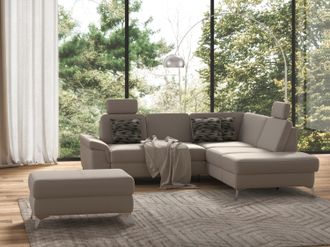 Sit&more Ecksofa &raquo;Padua L-Form&laquo; inklusive Sitztiefenverstellung, Armteilfunktion und Federkern