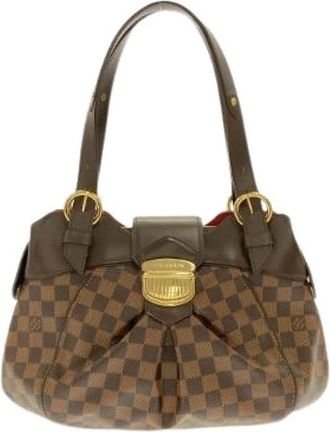 Louis Vuitton Pre-owned Sistina Damier Schoudertas - Dames - Vintage Schoudertas - Bruin - ONE Size - Vintage