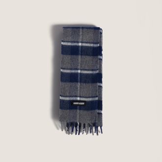Miu Miu Wool and cashmere scarf