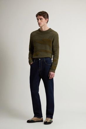 Woolrich uomo Pantaloni Contemporary a cinque tasche in denim di cotone elasticizzato Blu Taglia 29