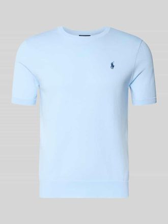 Polo Ralph Lauren Slim Fit T-Shirt aus reiner Baumwolle in Bleu, Gr&ouml;&szlig;e XXL