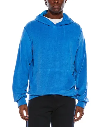 Isaia Silk-Blend Terry Hoodie