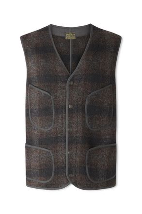 Ralph Lauren Monroe Slim-Fit Checked Wool and Cotton-Blend Vest