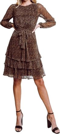 Monte Marina Dress In Happy Cheetah