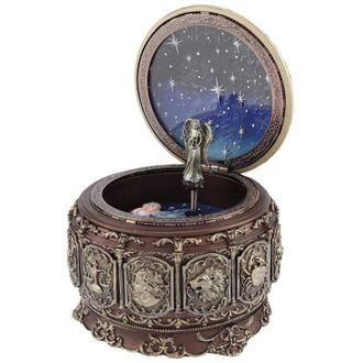 OEM El Mejor Regalo De A&ntilde;o Nuevo, Caja De M&uacute;sica Vintage Con 12 Constelaciones De Estrellas, Luces Led Giratorias, Caja De M&uacute;sica Cl&aacute;sica Para Regalo (lib