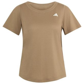 adidas Workout Essentials Scoop Neck T-Shirt Funktionsshirt f&uuml;r Damen | beige