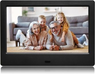 OEM Marco De Fotos Digital, Pantalla Hd De 7 Pulgadas, Reproducci&oacute;n Usb/sd, Reproducci&oacute;n De V&iacute;deo Y M&uacute;sica, Mando A Distancia, Para Personas Mayores
