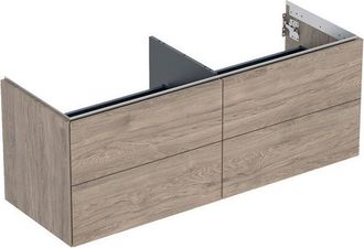 Keramag Geberit One Mueble Bajo Lavabo Para Encimera, 4 Cajones