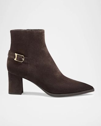 Santoni 60mm Suede Ankle Boots