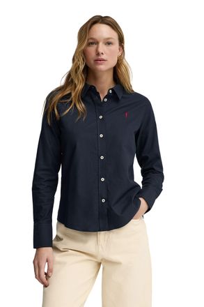 Polo Club Womens Long Sleeve Regular Fit Shirt SHIRT-L-S25 - Blue - Size X-Small