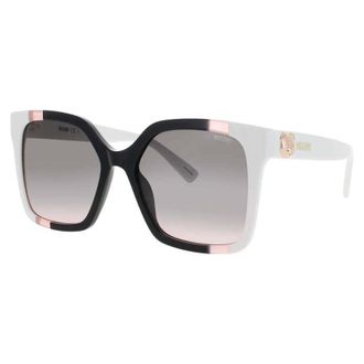 Moschino Ladies Black Rectangular Sunglasses MOS123S3H2JP
