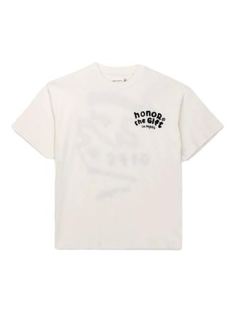 Honor The Gift T-shirt LA Nights con stampa - Toni neutri