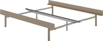 Moebe Ausziehbett 90-180 cm, 39 cm / high, sand