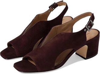 Bernardo Bedford Sandals Womens Aubergine Block Heel Slingback HTAT1144