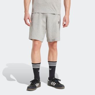 adidas Shorts ADIDAS ORIGINALS ESSENTIALS TREFOIL, Herren, Gr. XXL, N-Gr, grau (medium grau heather, normal, gr.), Obermaterial: 100% Baumwolle, Hosen Shorts