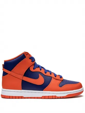 Nike Mens Dunk High Sneakers In Knicks