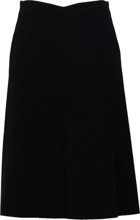 N&deg;21 Flared Raw Edge Midi Skirt