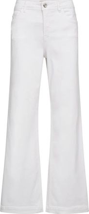 Mos Mosh Wijde Broek - Dames - Loose Fit Jeans - Wit - W30 - Jeans