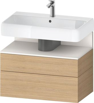 Duravit Qatego Mueble Bajo Lavabo, 1 Extra&iacute;ble Y 1 Caj&oacute;n, - Duravit
