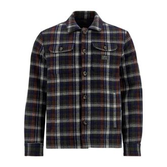 La Martina Chaqueta Acolchada de Tart&aacute;n - Jackets - Hombre - Azul - L