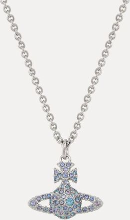 Vivienne Westwood Grace Bas Relief Pendant Necklace Silver Brass Women