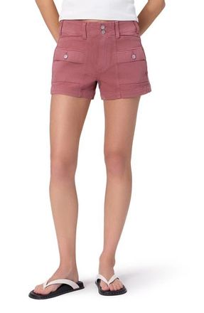 Paige Olivia Cargo Shorts in Vintage Brick Berry at Nordstrom, Size 34
