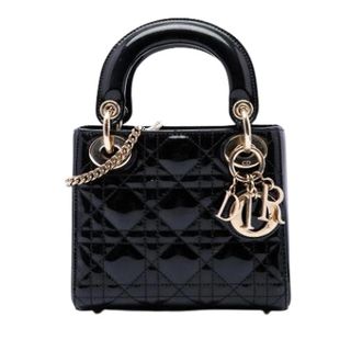 Dior Pre-owned Lady Dior - Dames - Pre-owned - Zwart - Maat: ONE Size Leer