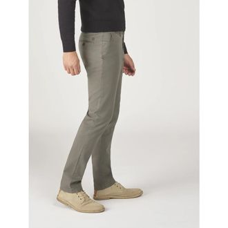 Zilton Slim-fit Broeken - Heren - Slim Fit Broeken - Groen - W36 L36 - Leer - Broeken