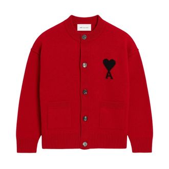 Ami Dames, Truien, Rood, Maat: XS Wol
