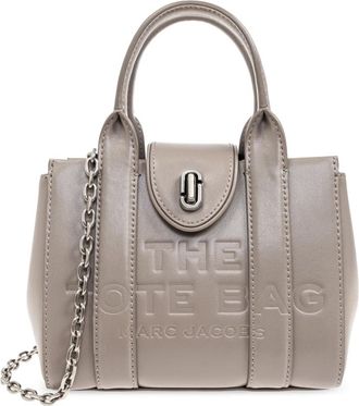 Marc Jacobs The Turnlock Tote - Dames - Mini tas - Beige - ONE Size - Leer - Tassen