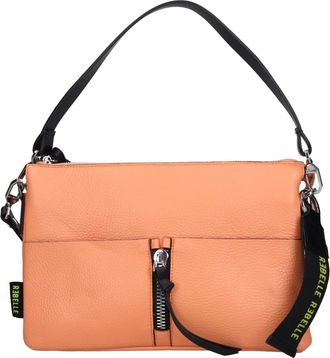 Rebelle Athena Crossbody - Dames - Handtassen - Oranje - ONE Size - Leer - Tassen