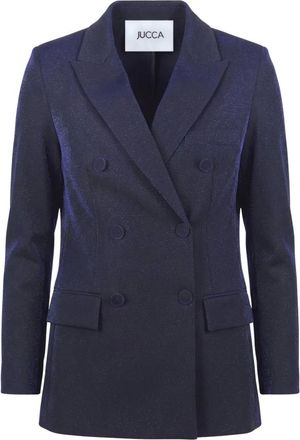 Jucca Blazer - - Jackets - Donna - Blu - L