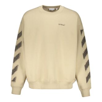 Off-white Diagonal Striped Sweatshirt