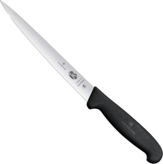 Victorinox by Swiss Army Cuchillo Para Filetear Carne De Pescado, Flexible, Fibrox, Longitud 180/310 Mm