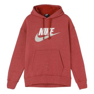 Nike Casual Sports Fleece Lined Stay Warm Pullover Brick Red CN8753-895