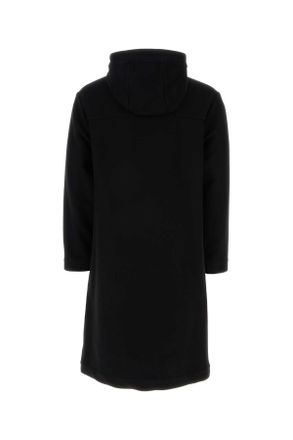 Aspesi Mens Black Wool Blend Parka Neroblack Exterior: Virgin Nylon Giubbini
