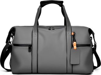 Generic Large Capacity Travel Bag,Portable Overnight Duffel Unisex Sport Fitness,Perfect,Compatible For Sports And Outdoor(White)