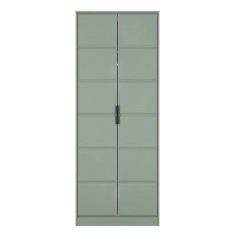 Welcome Furniture Bremen Ready Assembled 2 Door Wardrobe in Reed Green - Welcome Furniture | TJ Hughes
