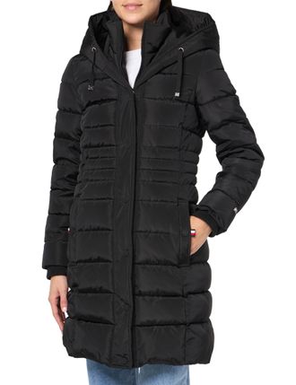 Tommy Hilfiger womens OUTERWEAR JACKET,BLACK,Medium, Black, M