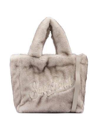 MC2 Saint Barth small Colette embroidered tote bag - Grey