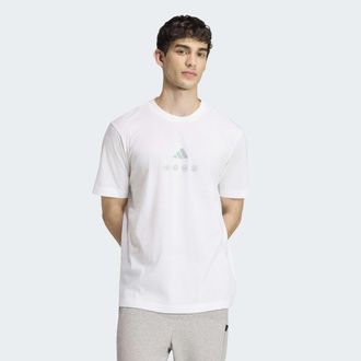 adidas T-Shirt ADIDAS SPORTSWEAR M CT ILL Q2 T, Herren, Gr. XXL, wei&szlig;, Obermaterial: 65% Polyester, 35% Baumwolle, normal, Rundhals, Shirts T-Shirt