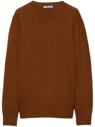 Prada Trui van kasjmier-wolblend - Bruin