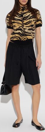 Kenzo Short-sleeve Sweater, Womens, Brown