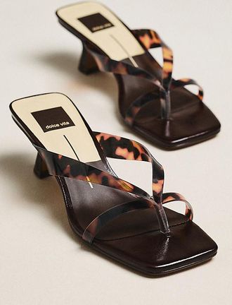 Dolce Vita Brevel Jelly Flip-Flop Heeled Sandals