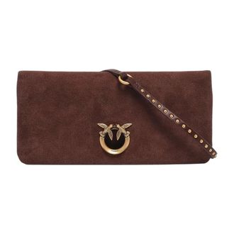 Pinko Love Birds Clutch - Bags - Mujer - Marr&oacute;n - ONE SIZE