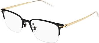 Montblanc MB0234OK 003 Black/Gold 52mm
