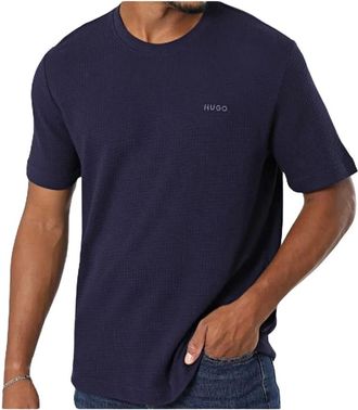 HUGO BOSS Hombre, Camisetas, Azul, Talla: XL