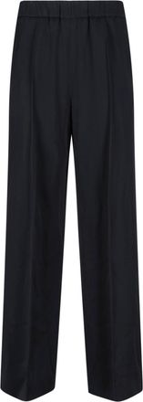 Jil Sander Tailored Wide-Leg Pants with Mid-Rise Waistband