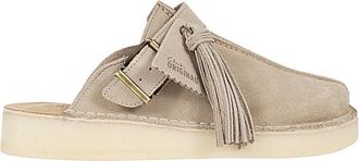 Clarks Loafers - Dames - Slip ons - Beige - 39 EU - Su&egrave;de - Schoenen